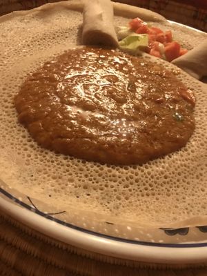 pea-mashed w/ sourghum  at Taste of Ethiopia in Austin