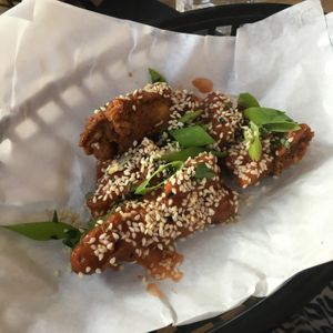 Hot wings! at Lovechild Kitchen + Bar in Mermaid Beach