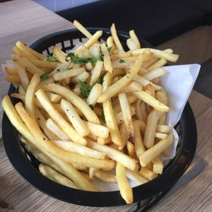 Large chips at Lovechild Kitchen + Bar in Mermaid Beach