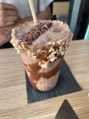 Chocoshake mocktail  at Lovechild Kitchen + Bar in Mermaid Beach