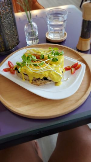 Tofu Benedict at Kali in Koh Phangan