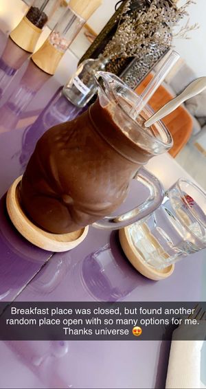 Choco smoothie without protein powder at Kali in Koh Phangan