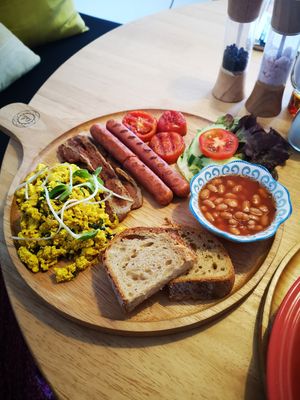 English Vegan Breakfast at Kali in Koh Phangan