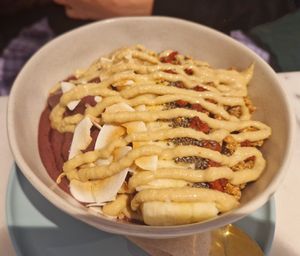 Açai bowl at BeBo Cold Press -  Passeig de Sant Joan Bosco in Barcelona