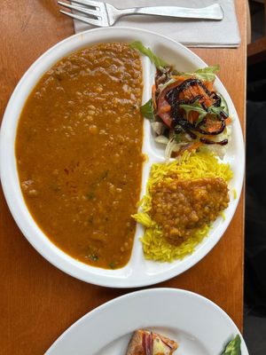 Dal tadka plate  at Raja's in Kaarst