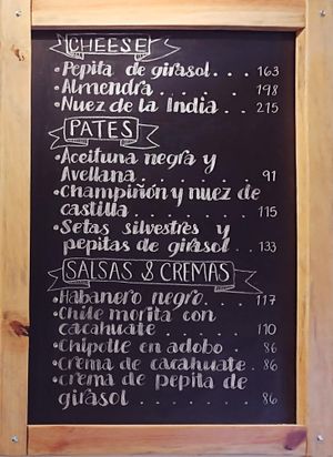 Vegan Chesse at Farmer's Market Playa in Playa Del Carmen