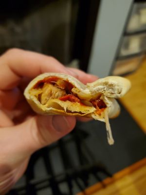 Jackfruit ropa vieja at Fons Empanadas in Chicago