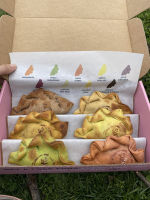 Nice packaging shows you which is which at Fons Empanadas in Chicago