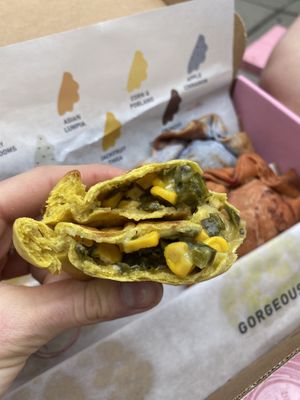 Corn & Poblano at Fons Empanadas in Chicago