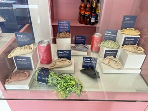 Display case at Fons Empanadas in Chicago