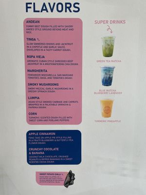 Flavors  at Fons Empanadas in Chicago