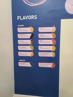 Menu at Fons Empanadas in Chicago