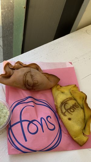 Tinga and Andean Empanadas   at Fons Empanadas in Chicago