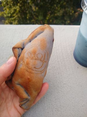 Apple cinnamon empanada at Fons Empanadas in Chicago