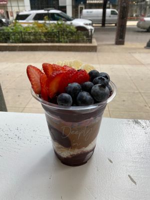 Acai Cup at Fons Empanadas in Chicago