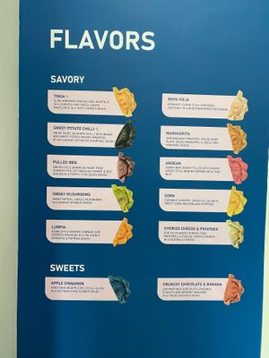 Empanada Menu at Fons Empanadas in Chicago