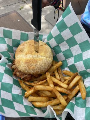 Jackfruit Carolina (All Plant Based) at Blind Pig Pub in Fort Collins