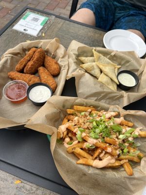 Beyond chicken tenders, vegetable samosas, and Thai chili fries  at Blind Pig Pub in Fort Collins