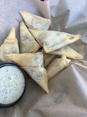 Samosas  at Blind Pig Pub in Fort Collins