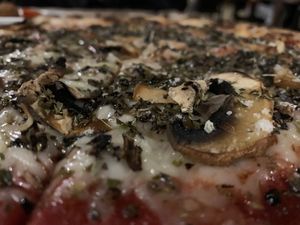 Mushroom VG pizza   at El Drac al Cau del Llop in Girona
