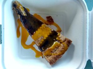 Yummy Vegan Pie at El Drac al Cau del Llop in Girona