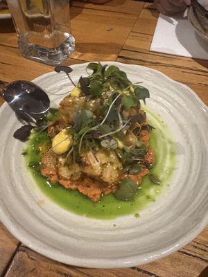 Roasted cauliflower and sweet potato   at Repeat Offender in Elwood