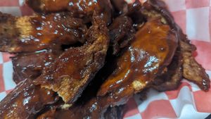 Seitan wings at Pizza Wizard in Rochester