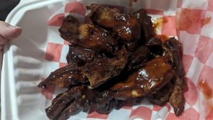 Seitan wings at Pizza Wizard in Rochester