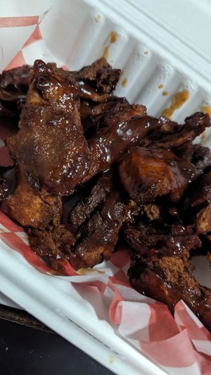 Seitan wings at Pizza Wizard in Rochester