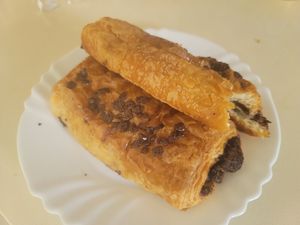 Vegan chocolate croissants YUM at Passion  in Moraira