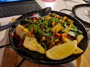 Paella at Saludos in Albury