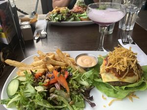   at Bin 4 Burger Lounge - Granville St in Vancouver