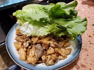 Mushroom Laap 香菇生菜包 at Kok Kok in New Territories