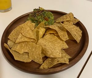 Nachos with Guacamole   at Vegeater in Tokyo