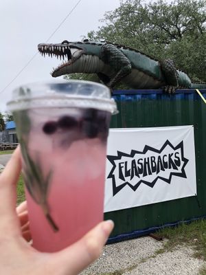 Blueberry, rosemary, lemonade. Featuring the Gator 🐊  at Vegan Gator Food Truck in Gainesville