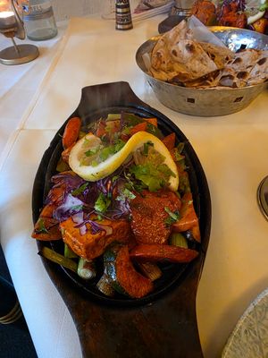 Tandoori mut Tofu at Himalaya in Neustadt