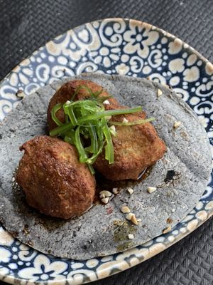 Menú degustación vegano plato 3 at Kokken in Bilbao