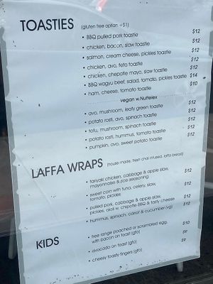 All day menu - part 3 at Lan Coffee in Thornbury