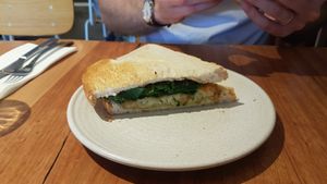 Potato roesti toastie at Lan Coffee in Thornbury