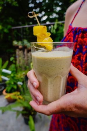 Fresh smoothie  at Milk & Honey in Koh Tao