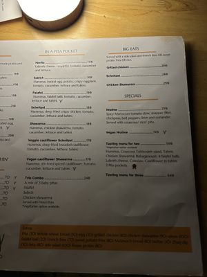 Menu february  at Milk & Honey in Koh Tao