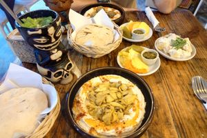 Tasty cocktails, hummus and cauliflower at Milk & Honey in Koh Tao