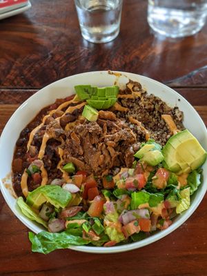 Spicy Black Bean Bowl at Living Kitchen - South End in Charlotte