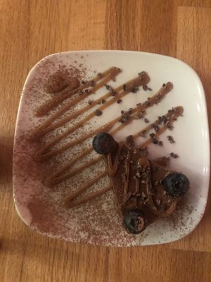 Turtle cake at Living Kitchen - South End in Charlotte