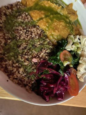 Yellow curry at Living Kitchen - South End in Charlotte