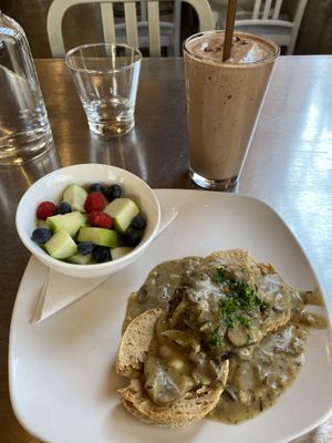 Sausage and gravy! Amazing  at Living Kitchen - South End in Charlotte