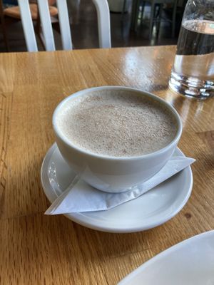 Chai latte with almond milk   at Living Kitchen - South End in Charlotte