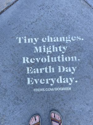 Outside art  at Living Kitchen - South End in Charlotte