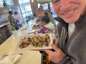 Great seats at the bar #Veganuary at Living Kitchen - South End in Charlotte