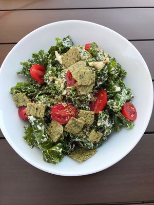 Kale salad- so good! at Living Kitchen - South End in Charlotte